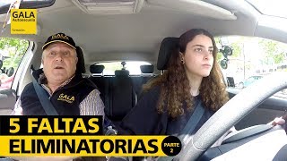5 Faltas Eliminatorias en el Examen de Conducir (parte 2)