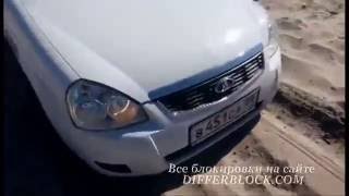 Тест Lada Priora c самоблоком 8 кг
