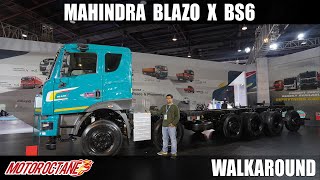 Mahindra Blazo X BS6 | Auto Expo 2020 | Hindi | Motoroctane