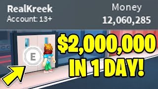 Roblox Jailbreak HOW TO MAKE MONEY FAST! | LIVE VIP SERVER FARMING (How To Get 1 Million Dollars)