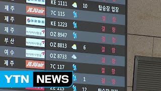 항공기 6백여 편 무더기 결항...바닷길도 묶여 / YTN