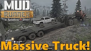 SpinTires Mud Runner: Forest Roads, BIGGEST TRUCK YET!?