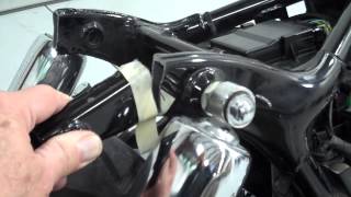 Honda Shadow Ace 750 Cutting Fender Supports