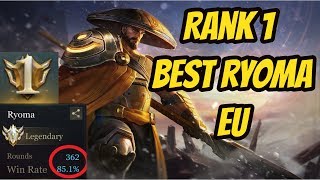 TOP 1 BEST RYOMA EU vs. Vex190 (All Conqueror Team) | DARKBREAKER Conqueror Rank 1 | Arena of Valor