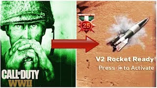 HARDCORE "V2 ROCKET" COD WW2 GAMEPLAY! (Hidden NUKE Killstreak in Call of Duty WW2)