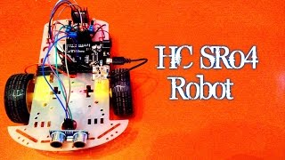 Ардуино Робот объезжающий препятствия (HC-SR04 + L298N)