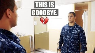 The last day in the United States Navy...