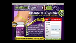 Acai Berry FREE trial diet SCAM
