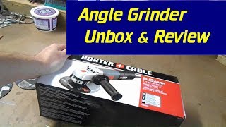 Tool Review - Porter Cable angle grinder