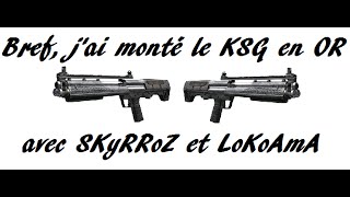 Bref, j'ai monté le KSG en Or (invités SkyRRoZ et LoKoAmA)