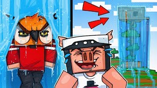 IAMWILDCAT FLOODED VANOSS' ENTIRE HOUSE! - Minecraft