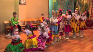 Детский танец - русские матрёшки