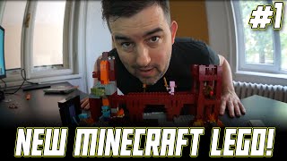 LEGO Minecraft NETHER FORTRESS 21122 Time Lapse Build and Q&A!!!