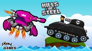 Арахнид 15 уровня! СЛОЖНЫЙ танковый БОЙ против БОССОВ! Игра про танки обновление в Хилс Оф Стил