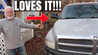 GRANDPA'S FIRST LOOK AT THE PAP CAP 5 Speed DUALLY BUILD!!!