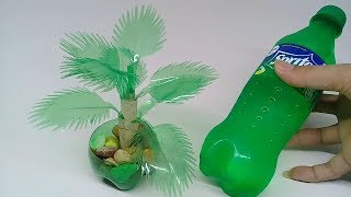 Cara Membuat Tanaman hias Cantik Dari Botol Bekas [ Tanpa Lem ]