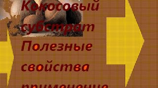 Кокосовый субстрат полезные свойства и применение. Мульчирование