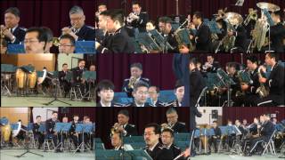 【吹奏楽曲の画面を9分割にして撮ってみた】吹奏楽 高度な技術への指標(ハイテンポ) 1974年吹奏楽コンクール課題曲 河辺公一作曲 A Guide to the Advanced Technique