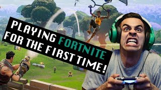 Playing Fortnite for the First Time! | David Lopez