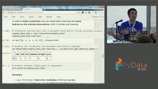 Machine Learning with Text in scikit-learn (PyData DC 2016)