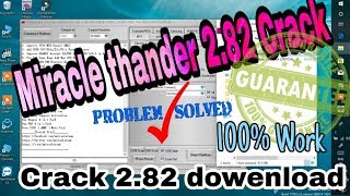 Miracle Thunder edition 2.82 Crack | 100% work tested | miracle 2.82 crack without box 100% Free