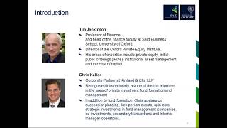 Webinar - Recent Private Equity Fund Developments