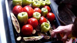ギリシャ料理イエミスタの作り方 3 （仕上げ）