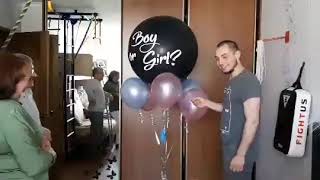 Мальчик или девочка? Шар-сюрприз. / Boy or girl? Balloons-surprise.