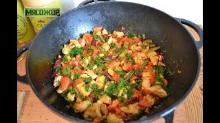 Куриное филе с овощами (зимняя версия). МЯСОЖОР #69