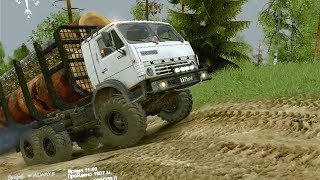 Вождение на КамАЗе. Мультик игра для детей про КамАЗы #Автошка