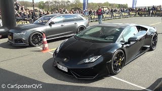 Audi RS6 ABT VS. E63S, R8 V10 ABT, 1000HP GTR, Huracán, GT63-4 door, GT2 RS!