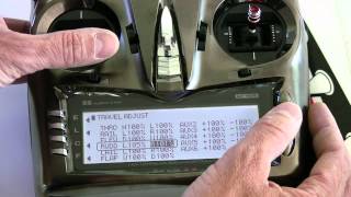 JR XG11 proramming airplane with dual ailerons