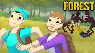 CRASH LANDING ONTO A MONSTER FILLED ISLAND !! | THE FOREST [EP1]