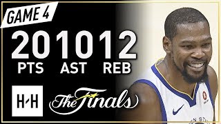 Kevin Durant Full Game 4 Highlights Warriors vs Cavaliers 2018 NBA Finals - 20 Pts, 10 Ast, 12 Reb!