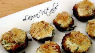 Ricotta Stuffed Mushrooms - Recipe by Laura Vitale - Laura in the Kitchen Episode 155