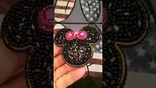 Супермодная брошь Мини Маус Minnie Mouse Микки Маус (девочка). Ручная работа. My crafted brooches.