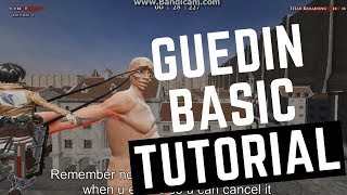 Guedin"s Attack on Titan Fan Game Basic Tutorial "alpha test"
