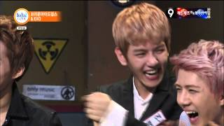[EXO] 제아의 눈물에 당황한 엑소 130826 Beatlescode2 비틀즈코드2
