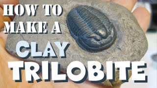 Tutorial: Trilobite fossil made with Polymer Clay (realistic)