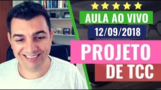 Projeto TCC ao vivo com alunos do Guia da Monografia
