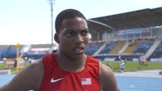 IAAF WU20 Championships Bydgoszcz 2016 200m Men Heat Micaiah HARRIS USA