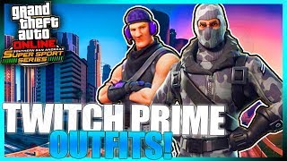 2 NEW ACCURATE Fortnite Twitch Prime Exclusive Skins in GTA Online!