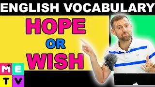 HOPE vs. WISH | ESL VOCABULARY LESSON