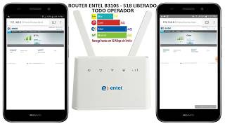 Como liberar y configurar un Modem Router entel Wifi Huawei B310s-518 claro Movistar Bitel Entel