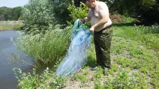 Кастинговая сеть с большим кольцом (фрисби)
