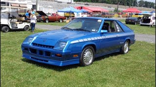 1984 Dodge Shelby Charger Custom in Blue & Engine Sound on My Car Story with Lou Costabile