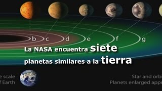 La NASA encuentra siete planeta similares a la tierra