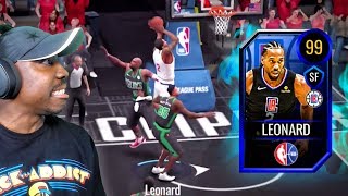Secret 99 OVR KAWHI LEONARD is a BEAST! NBA Live Mobile 20 Season 4 Gameplay Ep. 35
