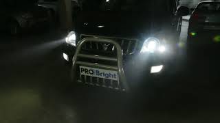 LED линзы Diliht Triled в Toyota Land Cruiser Prado 120
