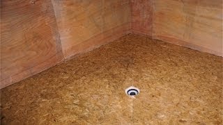 Réaliser une douche à l'italienne sur support bois